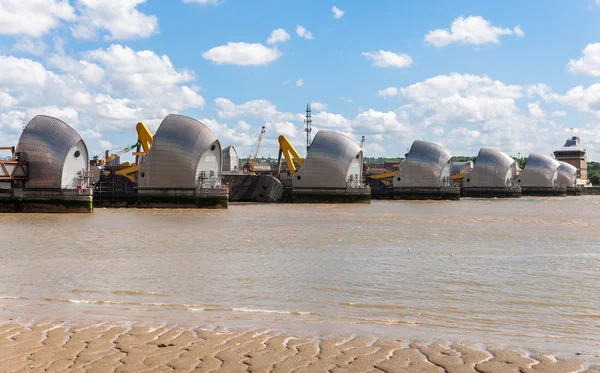 Thames barrier in Londen — Stockfoto