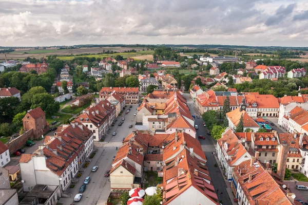 Panorama de Reszel en Pologne — Photo