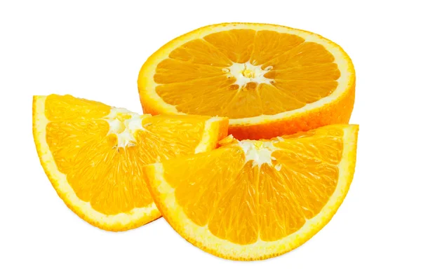 Bitar av orange — Stockfoto