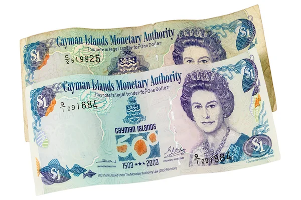 Cayman Islands dollars bills — 스톡 사진