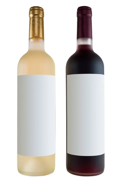 Two bottles of wine — Stock Photo, Image