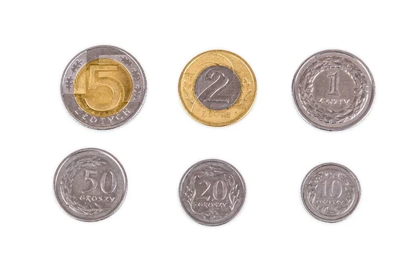 Polish coins — Stock Photo, Image