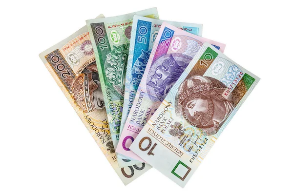 Conjunto de billetes polacos Imagen De Stock