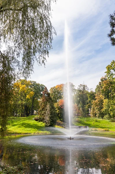 Fontána v parku — Stock fotografie