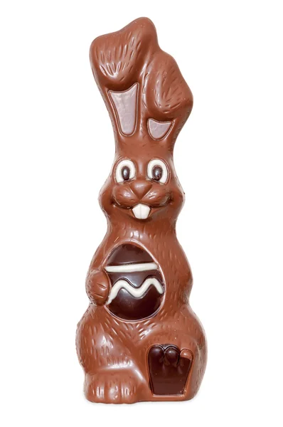 Easter bunny made of chocolate — Stock Photo, Image