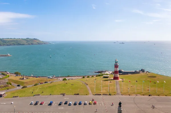 Panorama of Plymouth coast — Stock Photo, Image