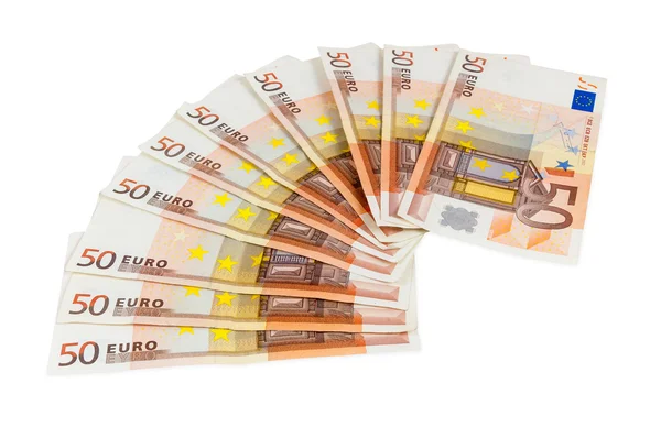 Bankovky 50 euro — Stock fotografie