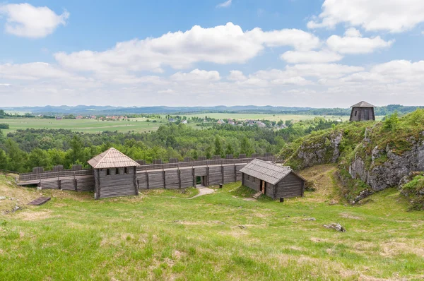 Oude nederzetting op birow berg — Stockfoto