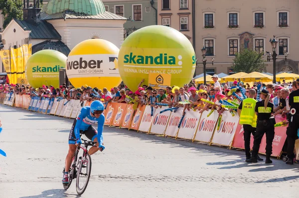 Final stage of Tour de Pologne in Krakow — Stock Photo, Image