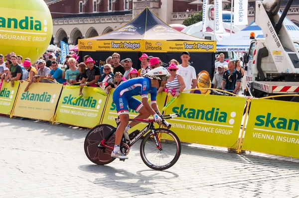 Final stage of Tour de Pologne in Krakow — Stock Photo, Image