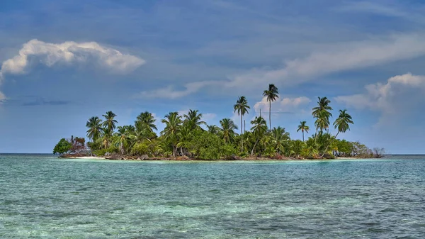 Paradis Île Inhabitée Archipel San Blas Dans Mer Des Caraïbes — Photo