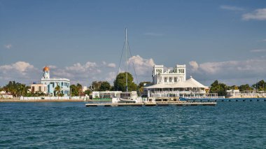 Cienfuegos, Küba 'dan deniz manzarası                 