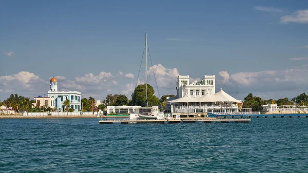 Promenádní Pohled Moře Cienfuegos Kuba — Stock fotografie