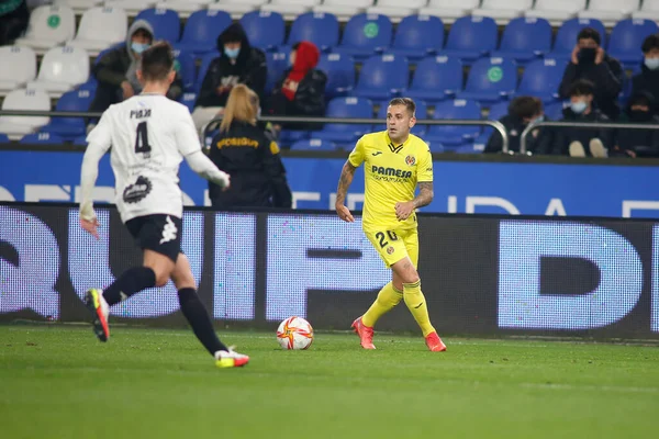 Coruna Espanha Ruben Pena Ação Durante Jogo Futebol Copa Rei — Fotografia de Stock