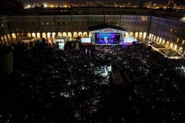 A Coruna,Spain.August 15, 2022. Luis Fonsi, Puerto Rican singer performs on stage during the Maria Pita festivities in A Coruna on Monday, August 15, 2022