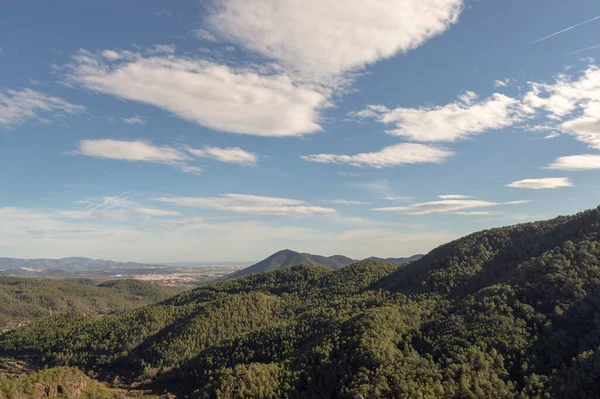 Bergige Landschaft Voller Kiefern Naturpark Der Sierra Espadan — Stockfoto