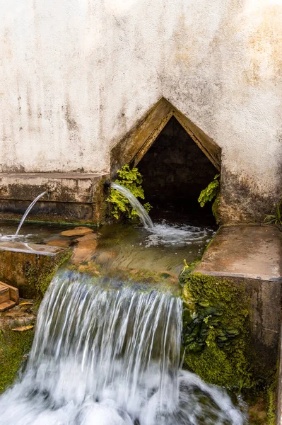 Farklı su, doğal bir kaynaktan akar.