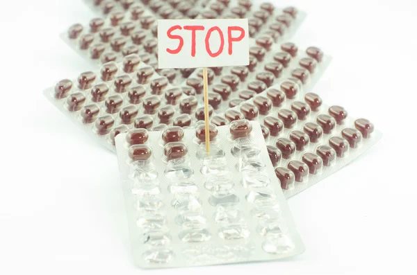 Stop medicines — Stock Photo, Image