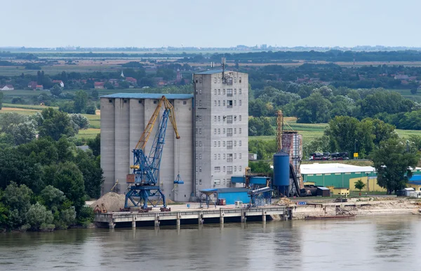 Silos de grãos — Fotografia de Stock