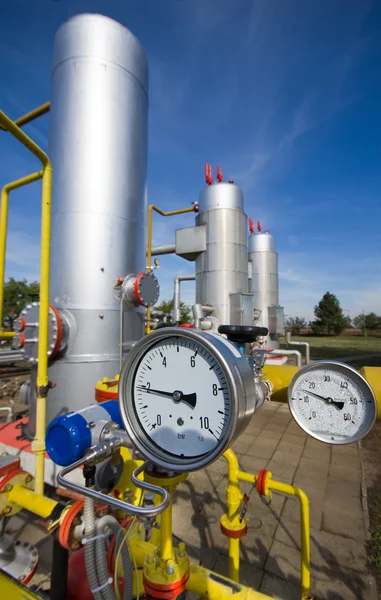 Naturgas anläggning — Stockfoto