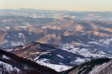 Kış Dağı Manzarası