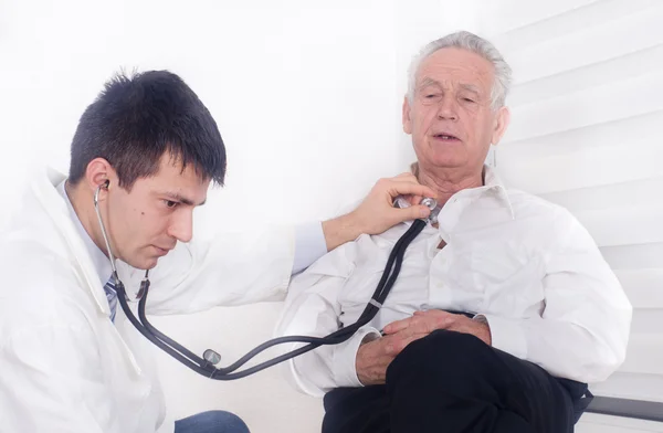 Doctor with patient — Stock Photo, Image