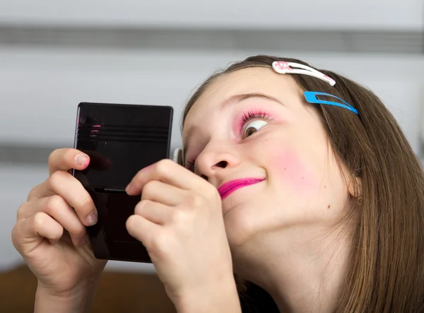 Girl with makeup — Stock Photo, Image