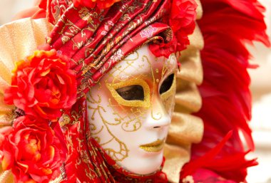 Venedik 'te karnaval maskesi