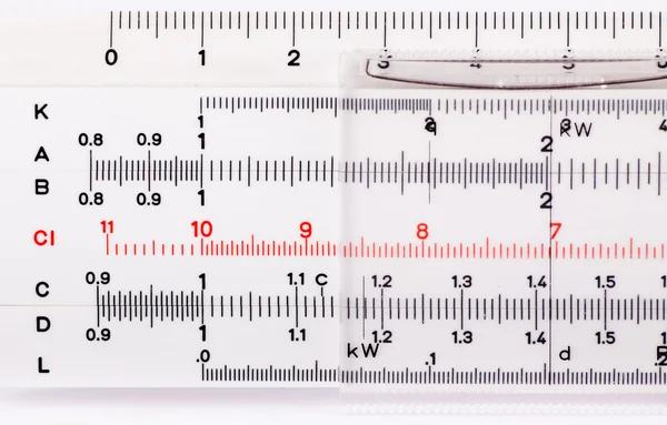 Slide ruler — Stock Photo, Image