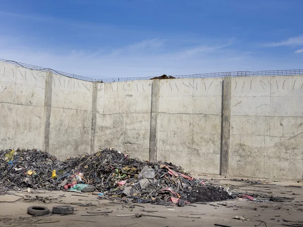 Industria del riciclaggio dei pneumatici — Foto Stock