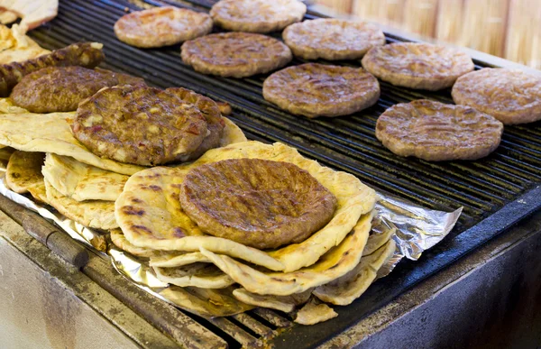 Balkáni hamburger — Stock Fotó