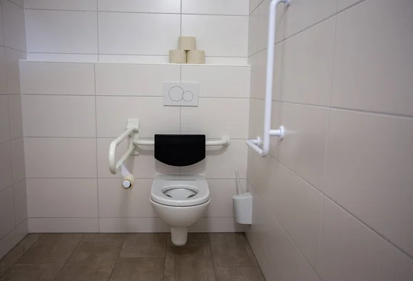 Public Toilet People Disability Hygiene Concept — ストック写真