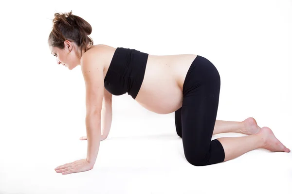 Embarazo y yoga —  Fotos de Stock