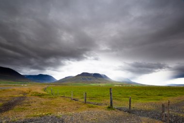 İzlandalı yataygullfoss Şelalesi