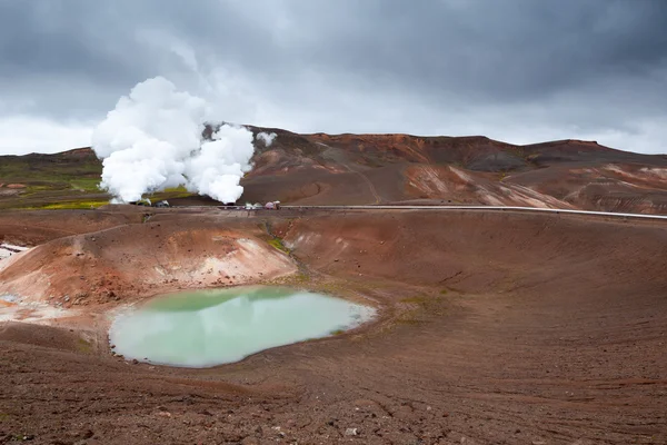 Geotermiska anläggningen — Stockfoto