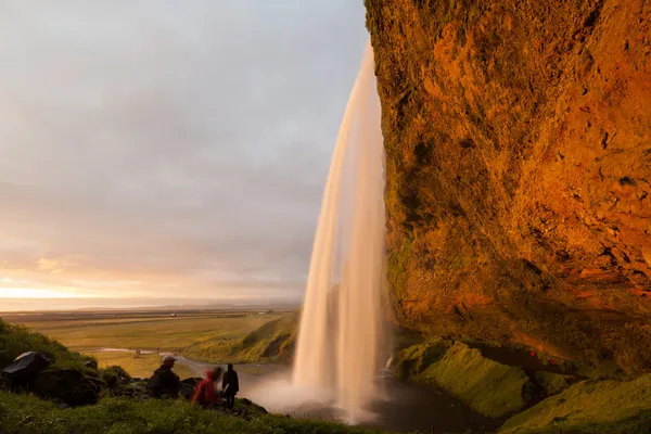 Водопады Селяландсфосс — стоковое фото