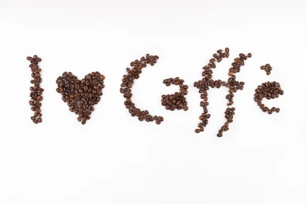 Me encanta la caffe. —  Fotos de Stock