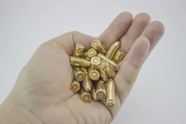 Handful of bullets — Stock Photo, Image