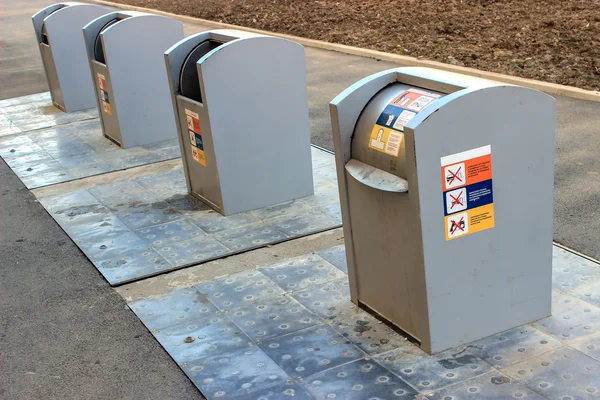 Underground Garbage Containers — Stock Photo, Image