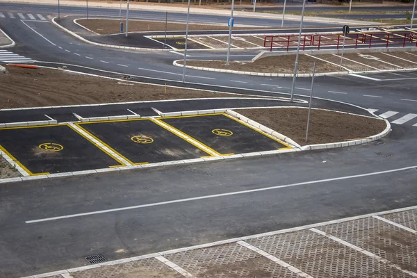 新しい駐車場 — ストック写真