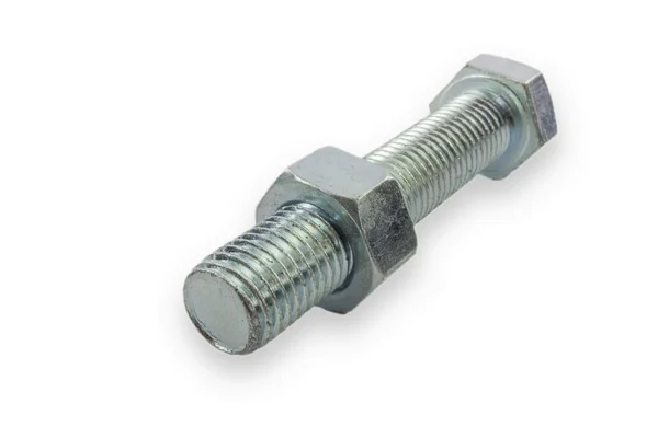 Stainless Steel Nut and Bolt 2 — Stock Photo, Image