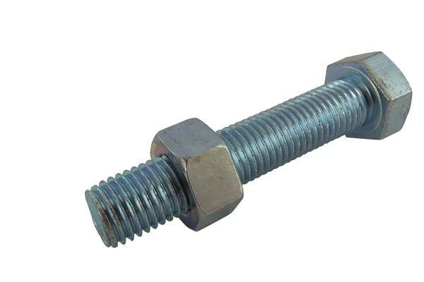 Stainless Steel Bolt and Nut — Stock Photo, Image