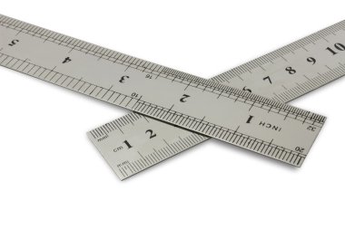 Centimetres vs inches clipart