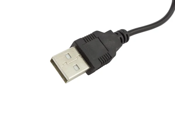 Extremo cuadrado del cable USB — Foto de Stock