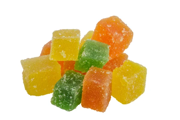Heap of jelly cubes — Stock Photo, Image