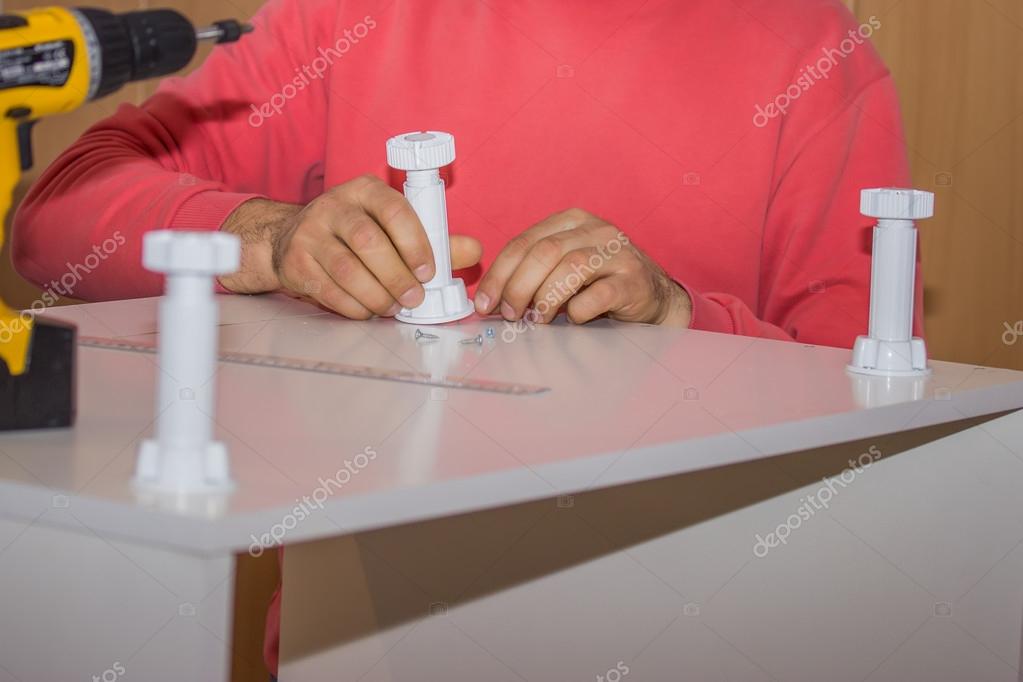 Setting And Leveling Base Kitchen Cabinets Stock Photo By Kataklinger 41193601 Leveling Base Kitchen Cabinets Stock, Leveling Base Cabinets