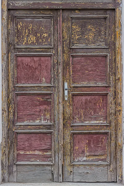 Vintage hermosa puerta de madera — Foto de Stock