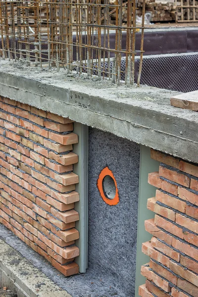 Protection and drainage of walls 2 — Stock Photo, Image