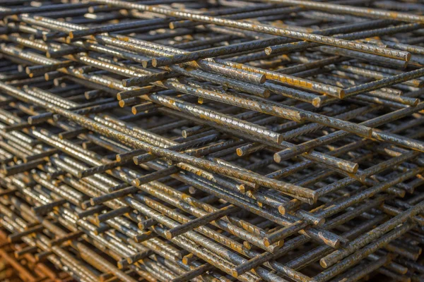 Pila de rejillas de barras de refuerzo 2 — Foto de Stock