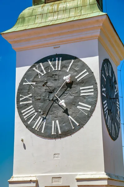 Hodiny Hodinové Věži Pevnosti Petrovaradin Novi Sad Srbsko — Stock fotografie